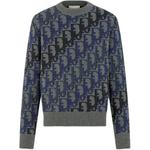 DIOR Свитер мужской серый - фото