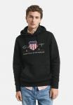 Худи GANT Hoodie, Schwarz/Black - фото