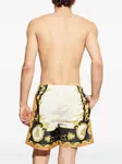 Плавки-шорты с барочным принтом Versace, бежевый - фото 4