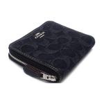 COACH Миниатюрный джинсовый кошелек на молнии - фото 3