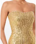 Платье Сарай Jenny Packham, золотой - фото 3