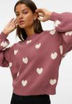 Джемпер Vero Moda VMSOMEONE, Rose Brown/Mottled Lilac - фото 4