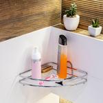 Полка для душа Kadax, серебряный - фото 4