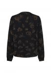 Блуза Kaffe JALIE, Black_Brown Flowers/Black - фото 6