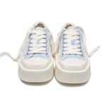 Женские кеды низкие из хлопка синие GONGJI, Синий (Акция 2) - фото 4