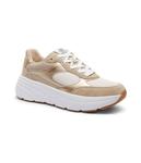 Кожаные кроссовки Twinset, золотой - фото