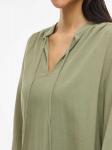 VILA Платье-рубашка 'VIPetra' в оливковом цвете - фото 6