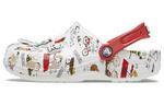Сандалии x peanuts classic clog 'allover print' Crocs, белый - фото 2