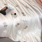 AVIVI Комплект постельного белья 4 предмета, 200x230 см, летнее одеяло - фото 7