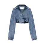 Куртка Alaïa Spiral Jacket 'Bleu Neige' - фото