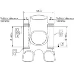 Каретка Miche Evo Max Supertype BB30, серебряный - фото 2