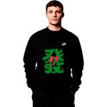 Унисекс худи Nike черное - фото 5