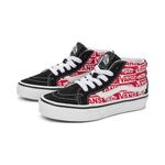 Обувь для скейтбординга Vans Kids PS, Black/Antique Red - фото 2