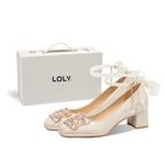 Туфли High Heels Women's Dark Fragrance Sparse Shadow LOLY, Dark Fragrance Sparse Shadow 5Cm - фото