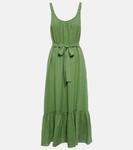 Льняное макси-платье Velvet, Aloe - фото