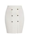 Мини-юбка NAEMI, белый - фото