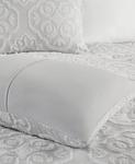 Наборы пододеяльников Everly Woven Medallion Madison Park, белый - фото 10