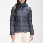 Пуховик женский серый The North Face - фото 2