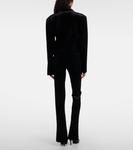 Короткий блейзер Norma Kamali, Black - фото 3