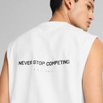 Майка мужская обрезанная Puma X Hyrox, белый - фото 2