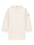 Платье с оборками Moncler Enfant, нейтральный - фото