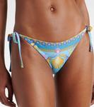 Печатные бикини-трусики Versace, Azur+Multicolor - фото 4