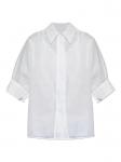 Рубашка с коротким рукавом Jil Sander, белый - фото
