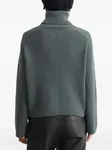 Свитер в рубчик с высоким воротником Marc O'Polo, зеленый - фото 3