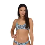 Топ бикини Salty Crew Rattan palms rev bralette, синий - фото