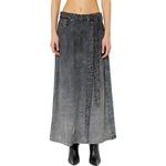 Джинсовая длинная юбка женская серая DIESEL - фото 4