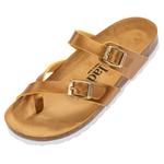 Мюли palado, цвет senf/gold met - фото