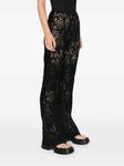 Брюки TWINSET с кружевными вставками, черный - фото 3