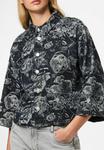 Блуза Pieces Button-down blouse, Black - фото 4