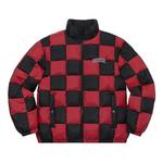 Куртка fw19 week 17 checkerboard puffy jacket 'red' Supreme, красный - фото