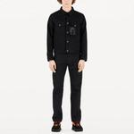 Куртка мужская Louis Vuitton на пуговицах, черный - фото 2