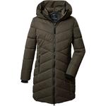 Coat gw 17 wmn qltd prk G.I.G.A. Dx By Killtec, коричневый - фото