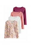 Топ Next REGULAR FIT 4 PACK , Pink Floral Print/Pink - фото