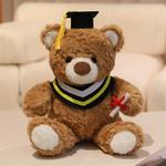 Плюшевая кукла Dr Bear Graduation Bear, высота 25 см Fat Fat Dragon - фото 6