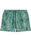 Шорты для плавания Paul Smith с пальмовым принтом, зеленый - фото