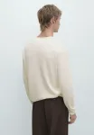 Свитер с круглым вырезом Massimo Dutti, Beige - фото 3