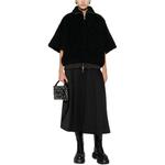 Плиссированная юбка миди Moncler, черный - фото 3