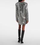 Мини-платье Heliane с пайетками Isabel Marant, Silver - фото 3