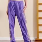 Nerdy Knitted Sweatpants Unisex Purple - фото 10