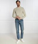 Свитер мужской Boss Orange тонкий с круглым вырезом, бежевый - фото 2