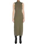 Платье Naomi Ribbed в оливковом цвете Amanda Maria - фото