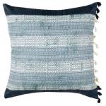 Подушка Linnet 16" x 16" Safavieh, Deep blue/grey - фото