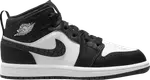 Кроссовки Air Jordan 1 Mid SE PS 'Panda Elephant', черный - фото