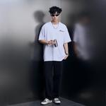 Футболка унисекс La'T.Weekend, серый - фото 56