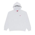 Толстовка Supreme Small Box Hooded Sweatshirt Ash Grey, серый - фото