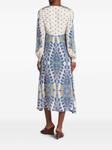 Платье миди с принтом пейсли ETRO, белый - фото 3